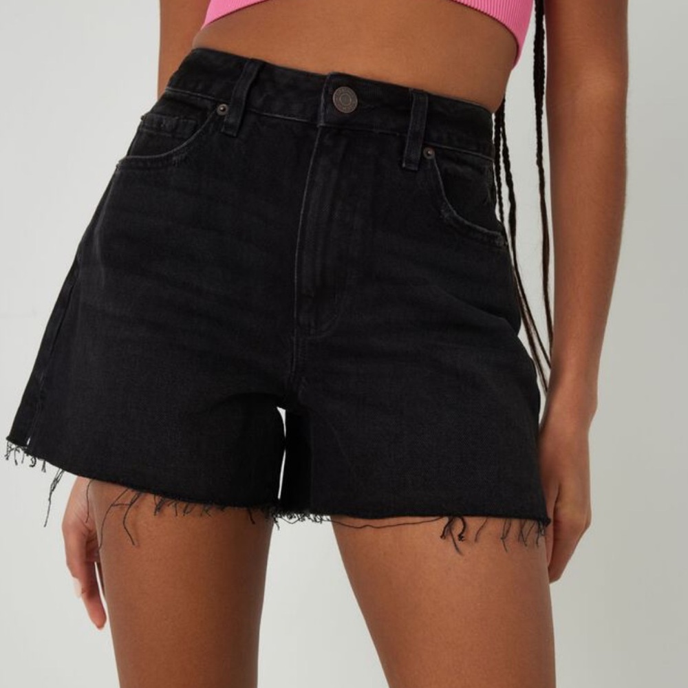 Garage Black Jean Shorts